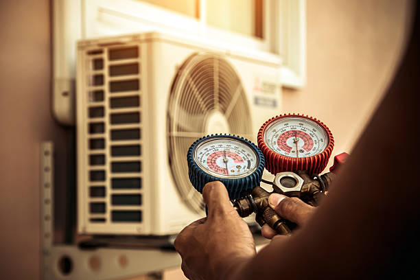 Professional Hvac technician working in Iron Ridge, WI